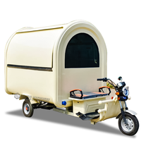Chariot Tricycle électrique en aluminium, chariot pour aliments, pour le café, nourriture rapide, 10 pouces