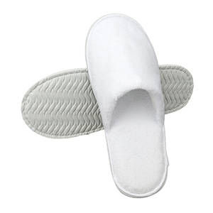 Chaussons en velours avec logo, articles de toilette <span class=keywords><strong>éco</strong></span>logiques pour hôtel, articles de toilette blancs, caractéristiques douces pour les clients - Product Image 5