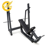 Rack de musculation inclinable commercial pour salle de sport, banc de musculation réglable avec supports pour barres et montants