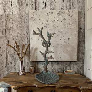 Décor de table <span class=keywords><strong>mural</strong></span> en fonte Produit artisanal en métal utilisé comme <span class=keywords><strong>porte</strong></span>-bijoux pour bagues et colliers Décoration murale en accent corail - Product Image 6