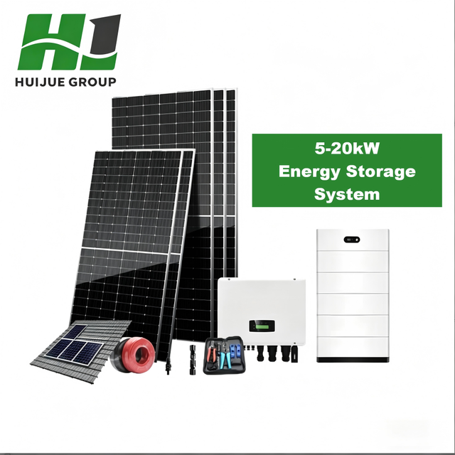 High Efficiency 5KW 10KW 20KW 30KW Solar System Off Grid With Lithium Battery Storage for Home Commercial for Sale