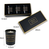Private Label Luxus-Sojawachs-Duftkerzen mit Bambusholzdeckel in Geschenkbox