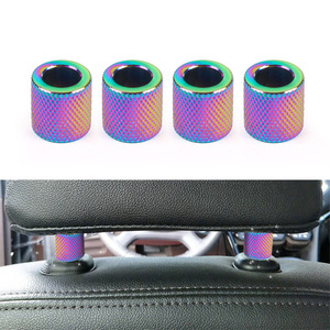 Juego de Anillos Decorativos para Asientos de Coche, 3-4 Piezas, Siete Colores, Azul Dorado, Ajuste Universal, Decoración Interior - Product Image 3
