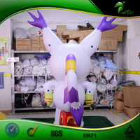 Ballons gonflables en PVC de personnage de chat de dessin animé, prix d'usine, jouet gonflable Hongyi, poupée animale