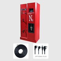 Machine de gonflage de pneu d'azote rouge HW-3000/générateur d'azote de gonfleur de pneu numérique automatique de pureté d'azote de 220V 99.6%