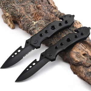 มีดพับอเนกประสงค์สแตนเลสสตีลแบบปรับแต่งได้ OEM สำหรับ EDC กิจกรรมกลางแจ้ง การเอาชีวิตรอด การตั้งแคมป์ DIY เกรดสแตนเลสสตีล - Product Image 5
