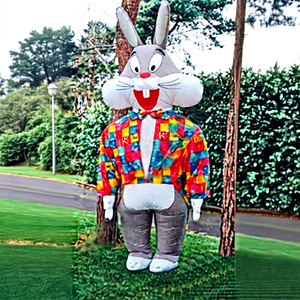 Mascotte lapin gonflable, modèle - Product Image 1