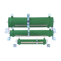Resistencia de Tubo Cerámico Bobinada RXNE RX20/RX26, Tolerancia del 5%, Resistencia de 0.1-10KR, Soporte de Fijación Metálico, Potencia Personalizada