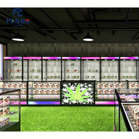 Hersteller-Großhandel: Rauchershop-Theke, Maßgefertigtes LED-Tabakregal, Glasvitrine, Zigaretten-Präsentationsregal mit LED-Bildschirm