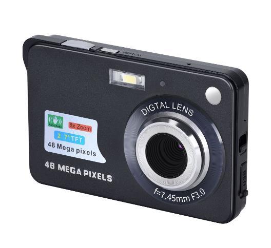 8X Zoom HD Digital Cameras 2.7 Inch Smart Camera Kids Digital Automatic Cameras for Children, with SD Card Slot
