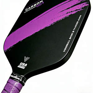 Fornecimento OEM em Massa: Raquete de Pickleball Leve e Durável de Fibra de Carbono Roxa Graffiti 16mm 225g USAPA para Treinamento de Clubes e Pedidos em Lote - Product Image 6