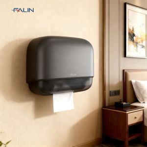 Distributeur automatique de papier toilette moderne à capteur mural sans contact en ABS hygiénique commercial <span class=keywords><strong>Falin</strong></span> Garantie 1 an - Product Image 1