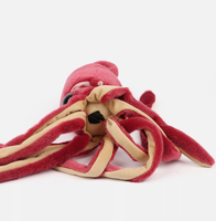 Nuevos juguetes personalizados de peluche suave de calamar rojo Alibaba Express com