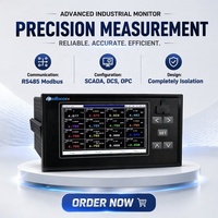MPR500SH: Registrador sin Papel LCD de 16 Canales con Entrada Universal, Temperatura RS485/Ethernet para Registro de Datos de Humedad y Presión, con Memoria