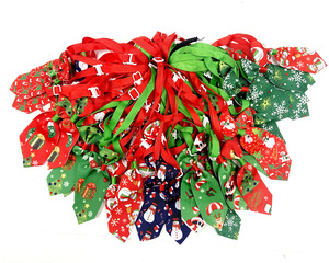 Corbatas con Estampado Navideño para Mascotas Rarewe, Corbatas Personalizadas con Estampado Ajustable para Perros y Gatos, Collar con Lazo para Regalo de Cumpleaños o Festividades - Product Image 5