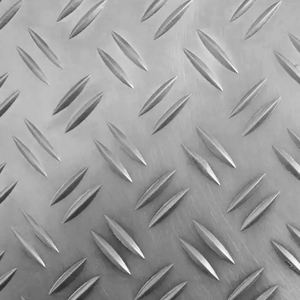 4mm 금속 체커 플레이트 공장 3004 5086 5083 3003 미끄럼 방지 체크 무늬 양각 합금 강철 체크 무늬 시트 판 - Product Image 3