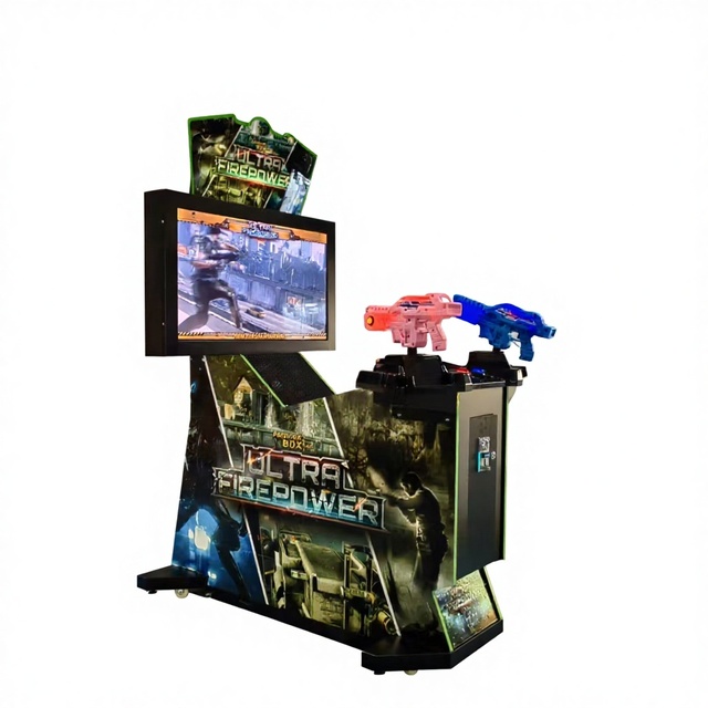 Classic Ultra Firepower Arcade Game Machine Coin Operated With Easy Operation System