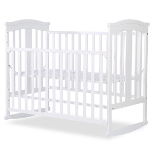Multifunctional European Style Pine Baby <strong>Crib</strong> Cradle Bed Small Bed Sleeping Bed Movable Child Bed Splicing Large Bed - Product Image 3