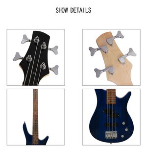 HUASHENG OEM ODM Guitar <span class=keywords><strong>Bass</strong></span> 54 Inch 4 Dây 20 Phím Đàn Guitar <span class=keywords><strong>Bass</strong></span> Basswood Cho Người Mới Bắt Đầu Chuyên Nghiệp - Product Image 5