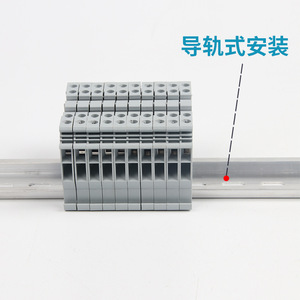 Bloc de bornes Chkl Udk4 pour rail DIN, 4 mm², double couche, double entrée/sortie - Product Image 4
