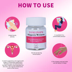 30 pz/bottiglia Yoni Pops personale Capsule di lubrificante per sesso scivoloso per l'umidità - Product Image 4