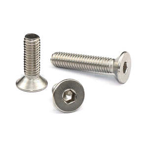 Vis à tête fraisée hexagonale à empreinte Allen de haute qualité M3 M4 M5 M6 M7 M8 en acier inoxydable SS304 316 ou en acier zingué - Product Image 2