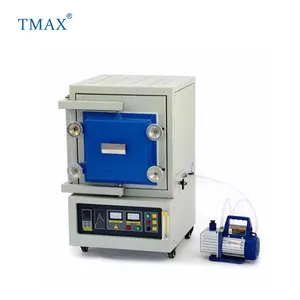 TMAX marka Lab yüksek sıcaklık 1400C kontrollü atmosfer kül fırını W/ PC arayüzü