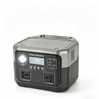 Alimentation portable 800W, batterie LiFePO4, batterie externe, onde sinusoïdale pure, lampe de poche, chargeur de secours pour voiture, chargeur solaire, démarreur de secours pour camping-car