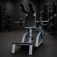 Machine de musculation pour squats REYK - En métal et acier inoxydable, entraîneur de force pour triceps, fessiers et mollets, utilisation universelle