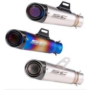 Wholesale Universal Motorcycle Accessories Muffler Exhaust Silencer Pipe For Motorcycle Racing