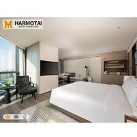 Meubles de chambre à coucher d'hôtel élégants pour les hôtels de luxe, les complexes hôteliers haut de gamme, les propriétés hôtelières haut de gamme, design modulaire moderne