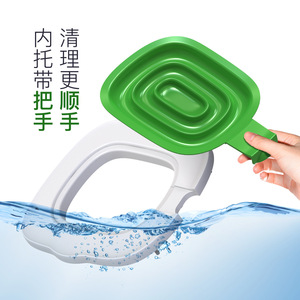 Caja de arena plegable para gatos, tipo abierto, con asa, fácil de limpiar para mascotas - Product Image 1