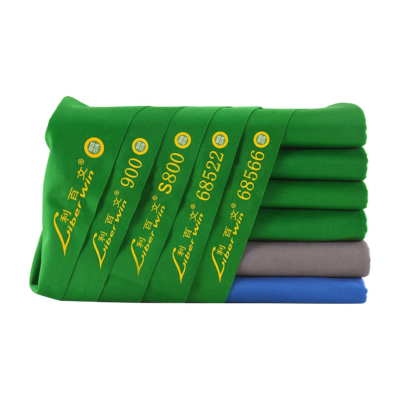 Liberwin Billiard Cloth 9ft Pool Table Fabric Billiard Felt Liberwin Double Red Lines With Anti-counterfeiting Chip