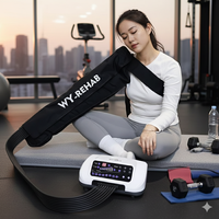 Masseur à compression d'air de qualité médicale à 8 chambres, compression pneumatique intermittente pour la physiothérapie et la récupération post-chirurgicale