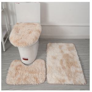 Tappetino da bagno morbido per capelli lunghi tappeto antiscivolo soffice tappeto in poliestere - Product Image 5