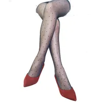 Sexy Polka Dot Silk Stockings For Women Vintage Faux Leg Sleeve Tattoo  Thigh Sheer Pantyhose With Elastic Fit From Baldwing, $18.95