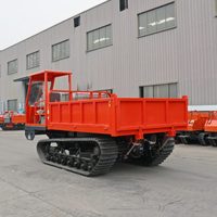 Camion benne à chenilles Capacité de 5 tonnes pour les plantations de palmiers et de caoutchouc sur terrain montagneux