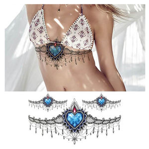 OEM fornitura temporanea grandi gioielli <span class=keywords><strong>tatuaggi</strong></span> sul petto del corpo per donne <span class=keywords><strong>e</strong></span> uomini <span class=keywords><strong>tatuaggi</strong></span> adesivi - Product Image 2