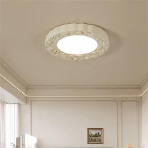 Lámpara de Techo LED de Estilo Nórdico Retro Japonés, Minimalista, Posmoderna, con Protección Ocular para Dormitorio, Estilo Francés - Product Image 4