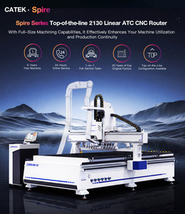 Spire Series 2130 Large Size 3 Axis ATC CNC Router Industrial Wood CNC Carving Cutting Machine For Home Furniture Making