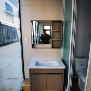 La cabine préfabriquée Apple de style jeune à la mode abrite des bâtiments modulaires portables adaptés au bureau ou au <span class=keywords><strong>magasin</strong></span> - Product Image 6