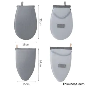Papan Setrika <span class=keywords><strong>Mini</strong></span> yang Dapat Dicuci dengan Penutup Alas Setrika Anti Panas Tahan Panas & Tahan Noda Abu-abu untuk Penggunaan Lemari Pakaian - Product Image 6