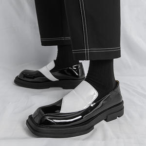 Nuevos Zapatos Oxford de Cuero para Hombre, Estilo Británico Casual de Lujo, Hechos a Mano, Impermeables, Color Verde Perenne, Formales, Sin Cordones, para Boda, Oficina, Profesionales - Product Image 4