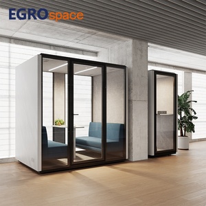 EGROspace Mobil Taşınabilir Çalışma Alanı Kabini Ses Geçirmez Toplantı Modüler Gizlilik Resepsiyon Kabini Ofis Podu - Product Image 1