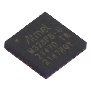 ชิปวงจรรวมไมโครคอนโทรลเลอร์8บิต ATMEGA328PB-MUR VFQFN-32-EP5x5 100% ใหม่ของแท้พร้อมแรงดันไฟฟ้า1.8V-5.5V - Product Image 2