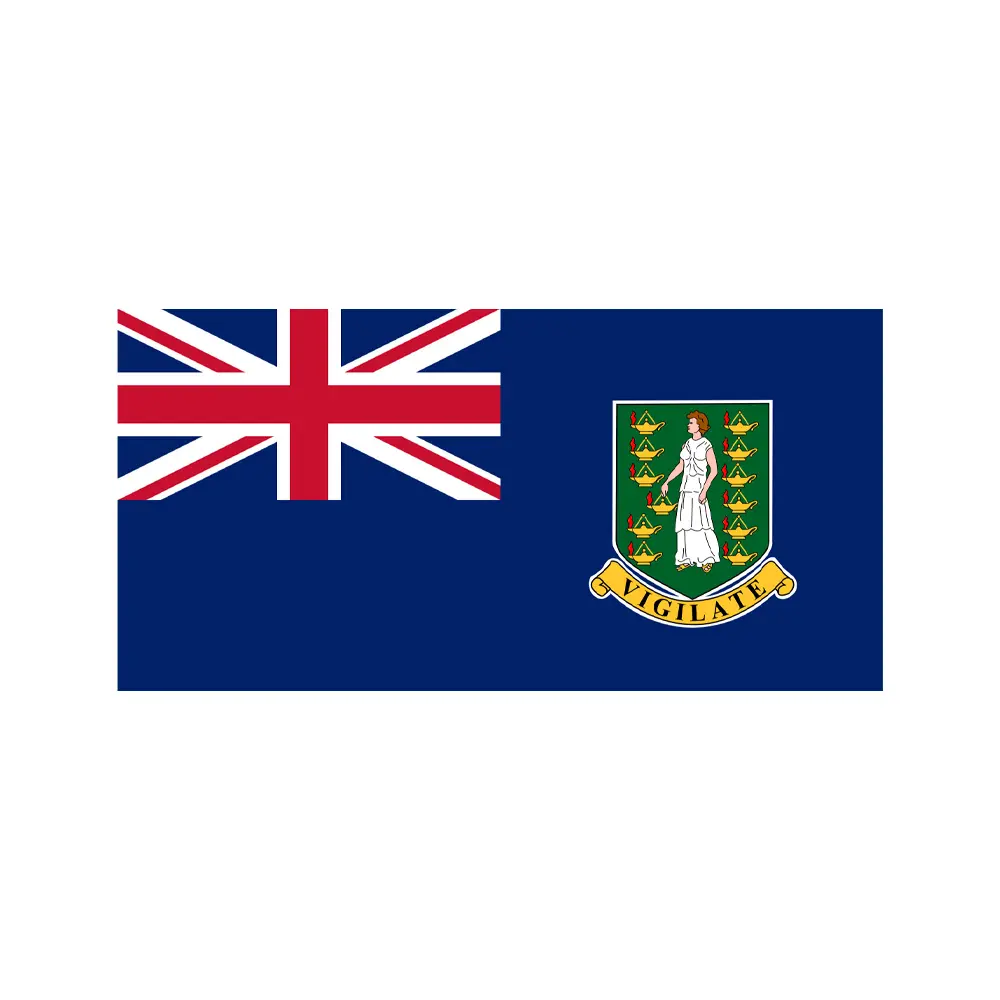 Flagnshow di fascia alta stampato 3x5 ftnational battenti inglesi isole vergini bandiera 100% poliestere 90x150cm