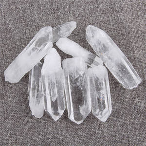 Novedad, minerales en bruto, puntos de cristal crudo natural, espécimen de cuarzo transparente blanco para la curación de Reiki - Product Image 5