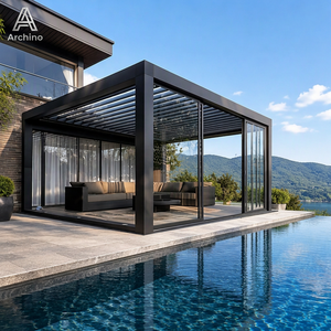 Wholesale Thermal Break Aluminum <strong>Sunroom</strong> Glass House Frame For Luxury Villa Project Factory Price Bulk Supply Solutions - Product Image 2