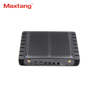 Maxtang-Mini PC sin ventilador, i3, i5, i7, 6305, 4HDMI, SATA, M.2, SO-DIMM de doble canal, DDR4, 64GB
