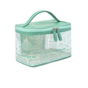 New Fashion PVC Transparent Printed Soft Handle <b>20L</b> Capacity Waterproof Zipper Cosmetic <b>Bag</b> Makeup Organizer Skin Care Classy - Product Image 2